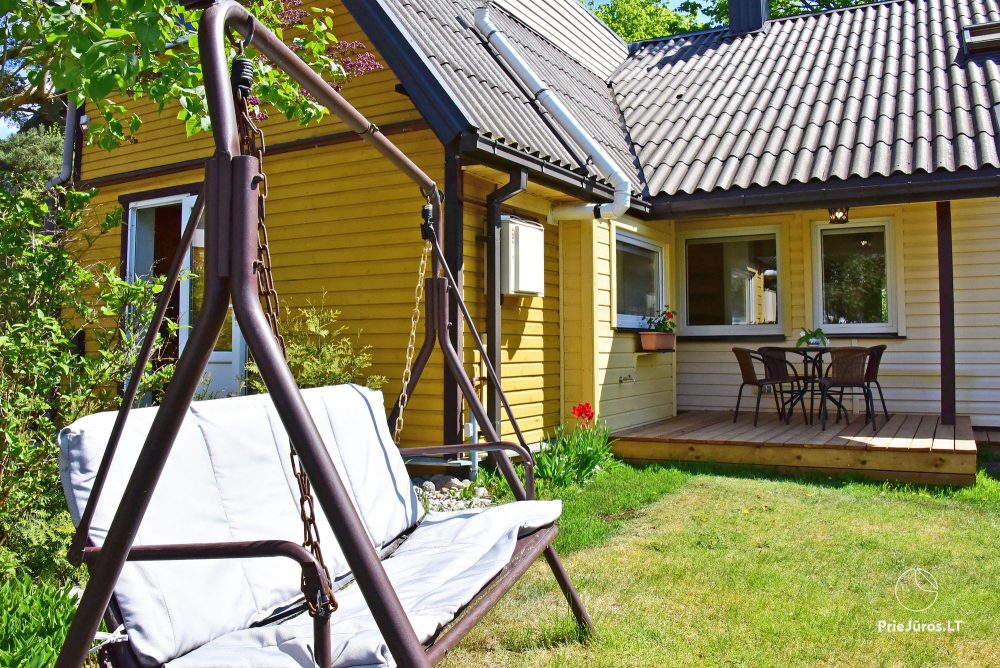 Apartment in Palanga with a terrace and separate entrance from the yard