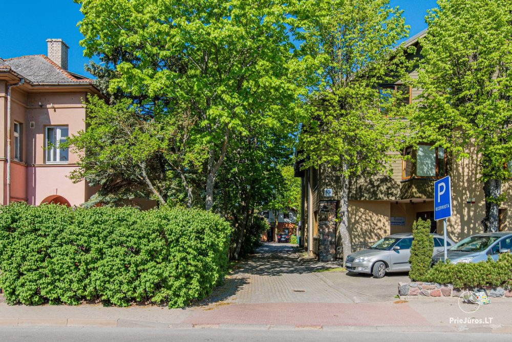 Apartment in Palanga with a terrace and separate entrance from the yard