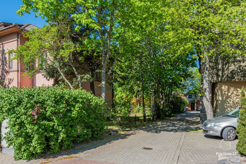 Apartment in Palanga with a terrace and separate entrance from the yard