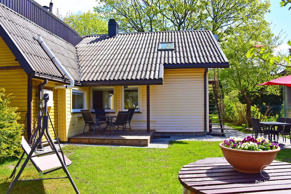 Apartment in Palanga with a terrace and separate entrance from the yard
