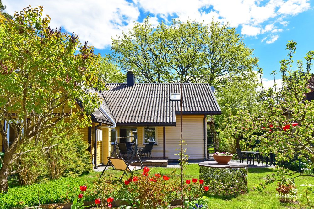 Apartment in Palanga with a terrace and separate entrance from the yard