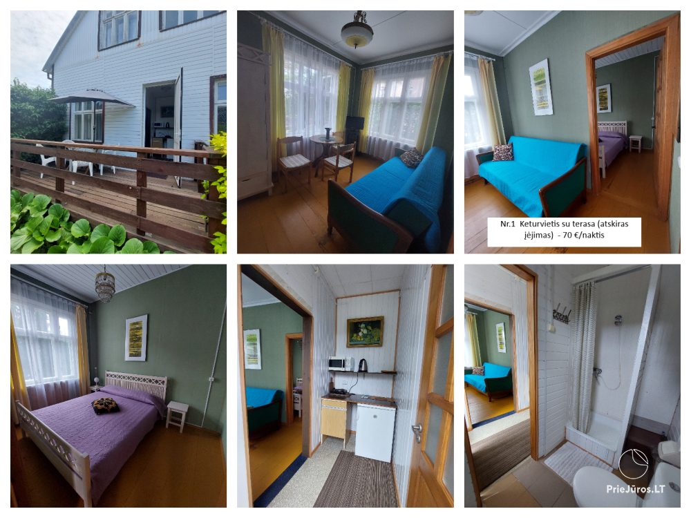 Neris17 - rooms for Your rest. To the sea 300 meters!