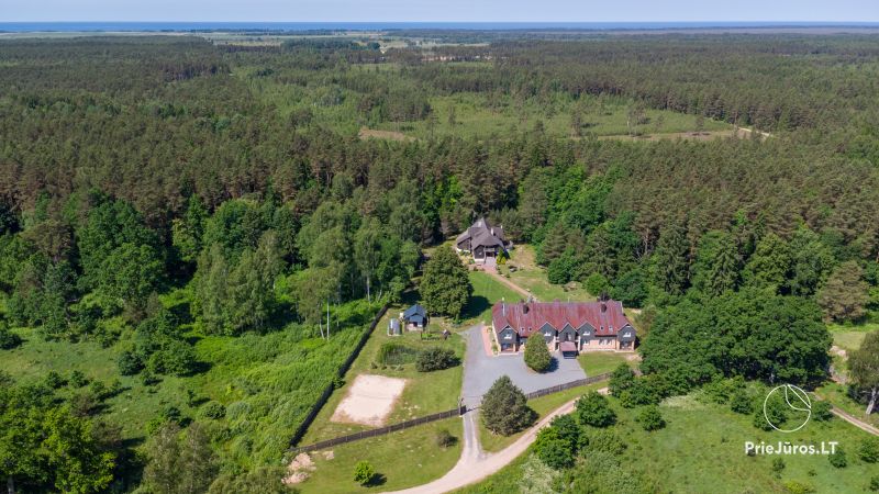 Homestead near Sventoji Laukdvaris for vacation and seminars