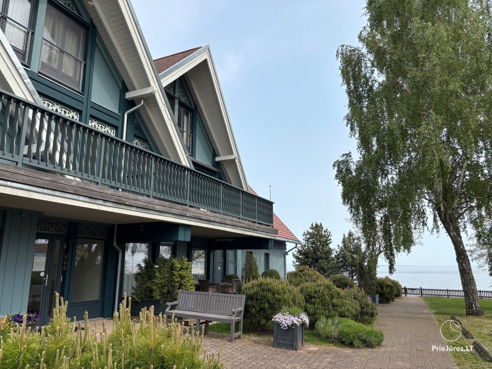 Apartment in Preila on the shore of the Curonian lagoon, lagoon view balcony