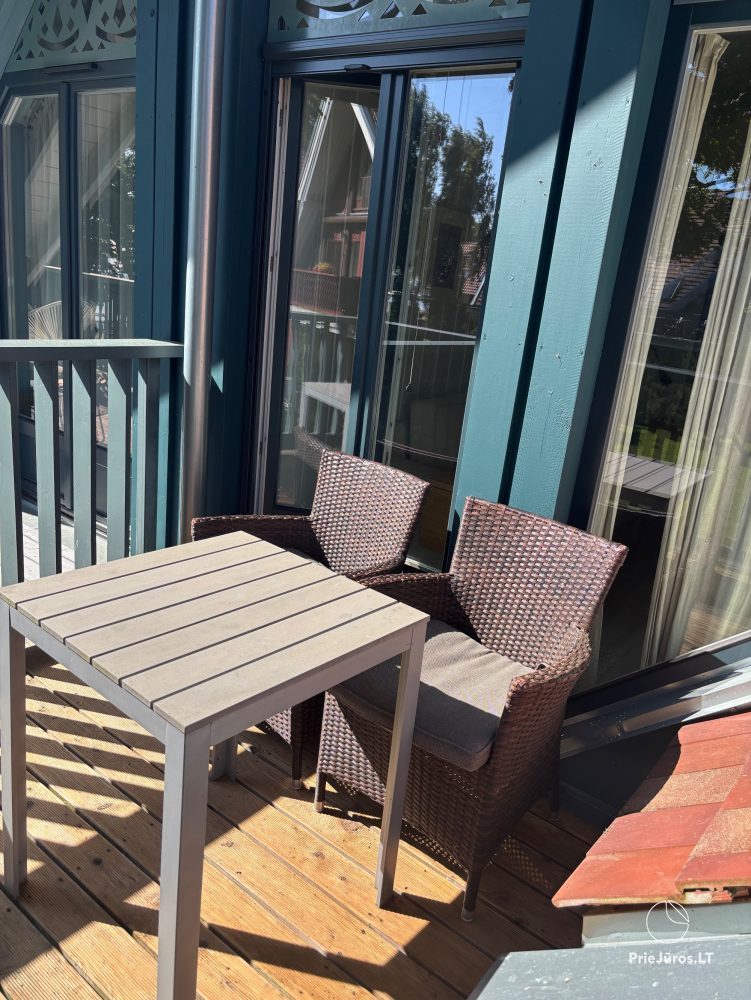 Apartment in Preila on the shore of the Curonian lagoon, lagoon view balcony