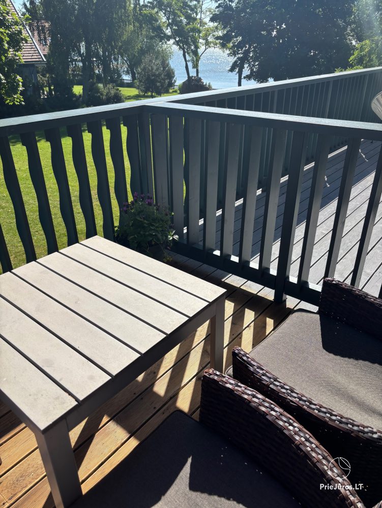 Apartment in Preila on the shore of the Curonian lagoon, lagoon view balcony