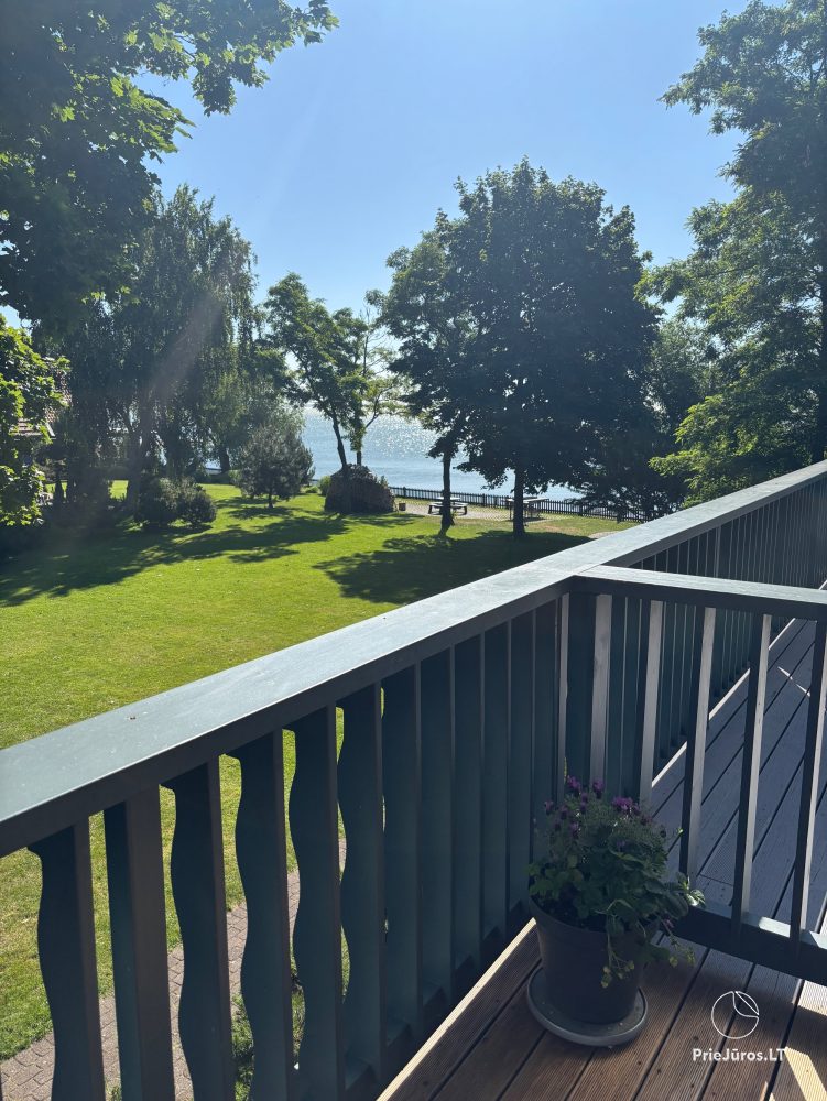 Apartment in Preila on the shore of the Curonian lagoon, lagoon view balcony