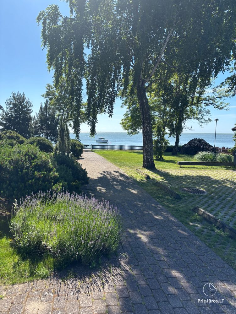Apartment in Preila on the shore of the Curonian lagoon, lagoon view balcony