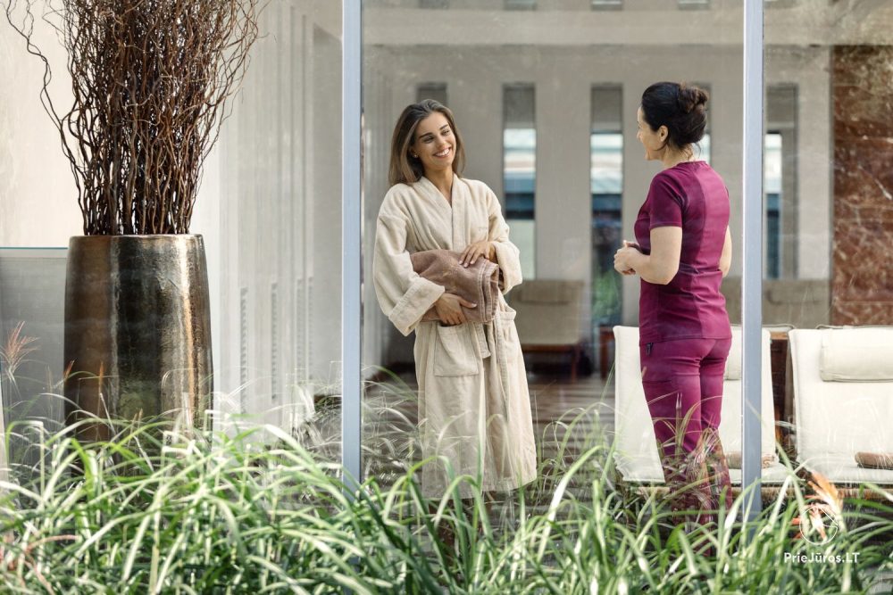 Гостиница в Паланге „Mercure Palanga Vanagupė Resort“. Ресторан, SPA-центр, конференц-залы, бассейн, открытая терраса