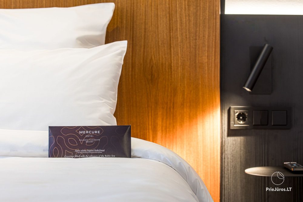 Гостиница в Паланге „Mercure Palanga Vanagupė Resort“. Ресторан, SPA-центр, конференц-залы, бассейн, открытая терраса