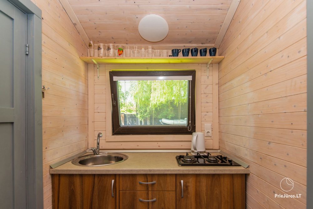New one and two room wooden houses in Sventoji
