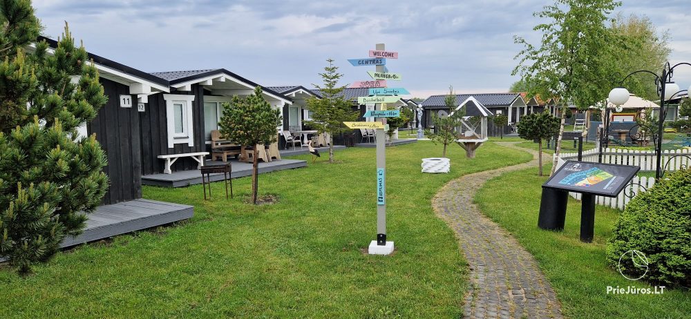 New one and two room wooden houses in Sventoji