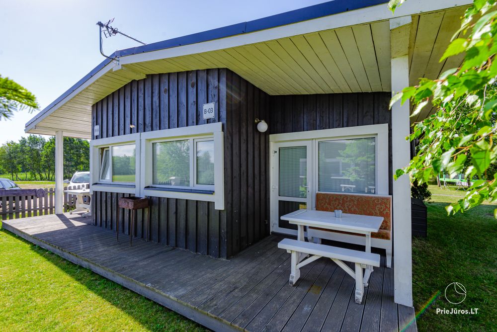 New one and two room wooden houses in Sventoji