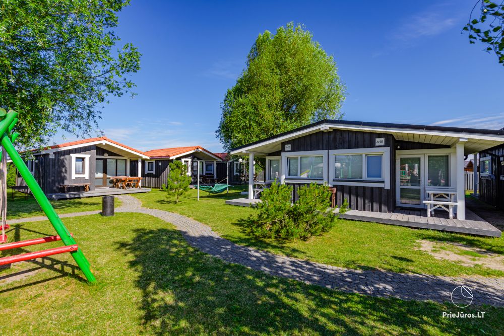New one and two room wooden houses in Sventoji