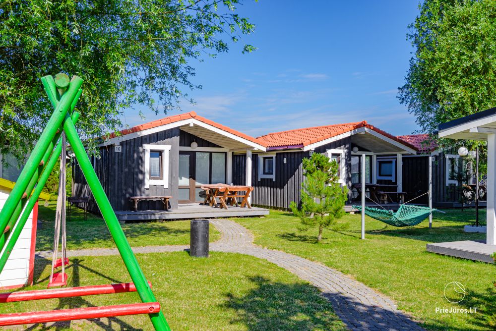 New one and two room wooden houses in Sventoji