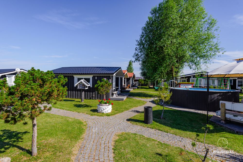New one and two room wooden houses in Sventoji
