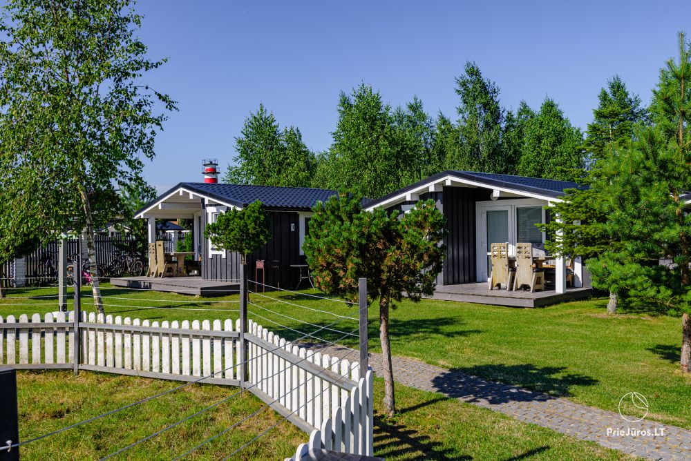 New one and two room wooden houses in Sventoji