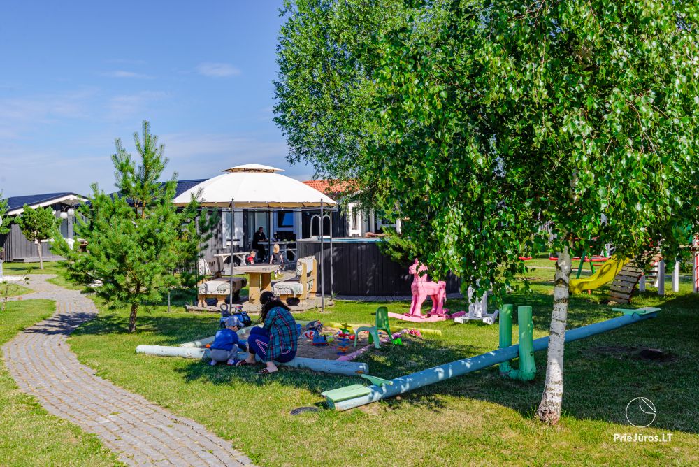 New one and two room wooden houses in Sventoji