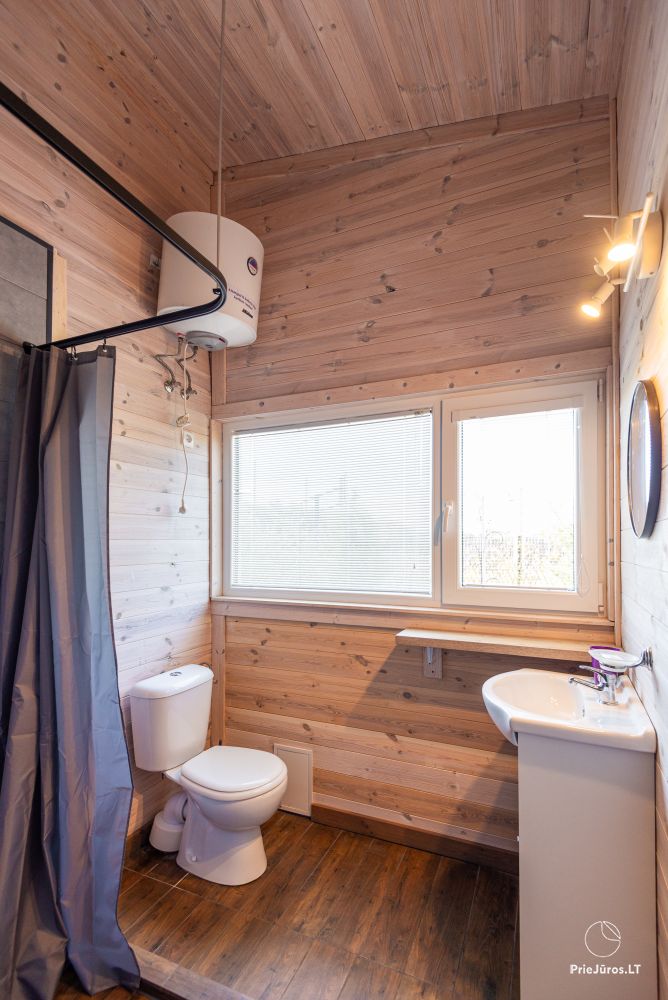 New one and two room wooden houses in Sventoji