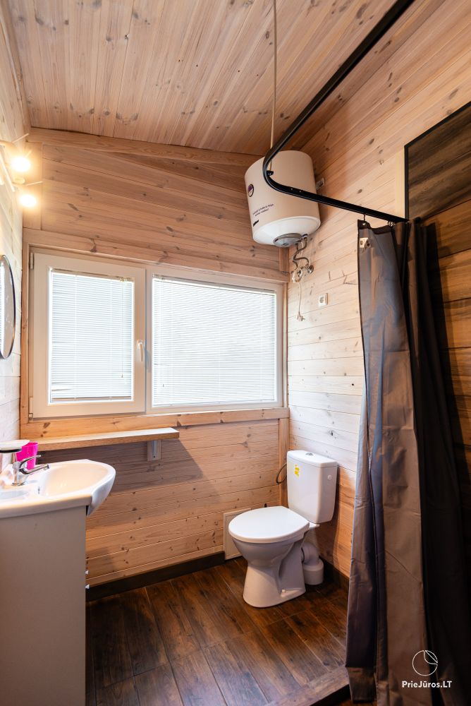 New one and two room wooden houses in Sventoji