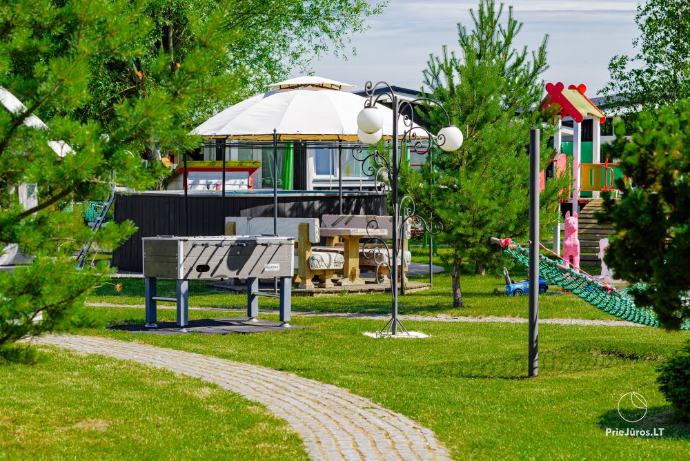New one and two room wooden houses in Sventoji