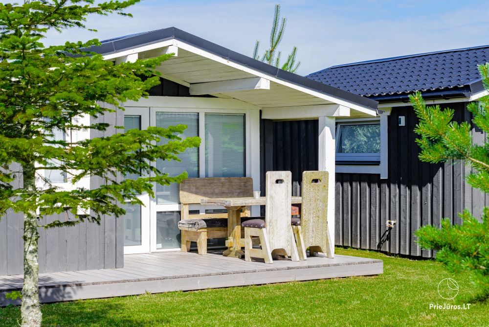New one and two room wooden houses in Sventoji