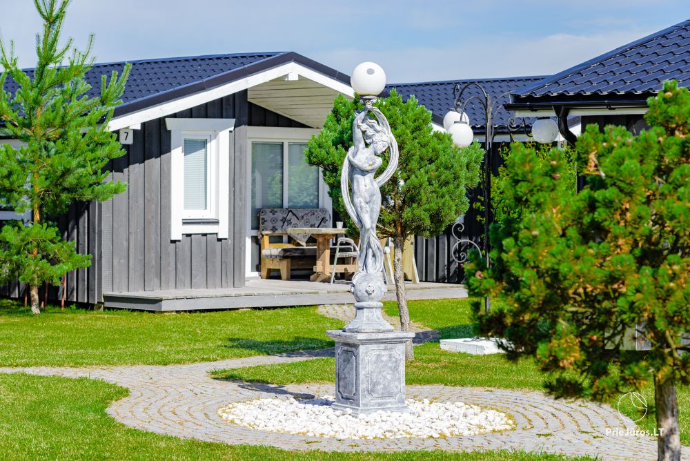 New one and two room wooden houses in Sventoji