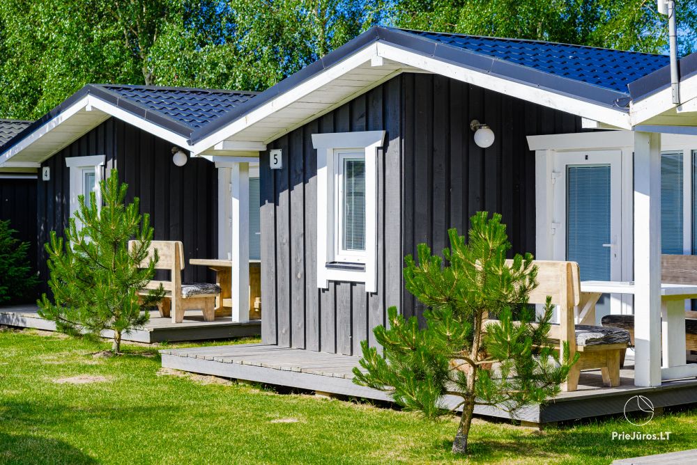 New one and two room wooden houses in Sventoji
