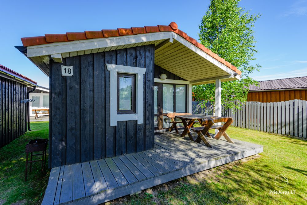 New one and two room wooden houses in Sventoji