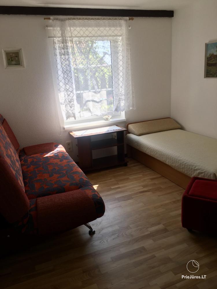 1 and 2 room apartments in Juodkrante (Curonian spit): all amenities, free parking, Wi-Fi, arbor