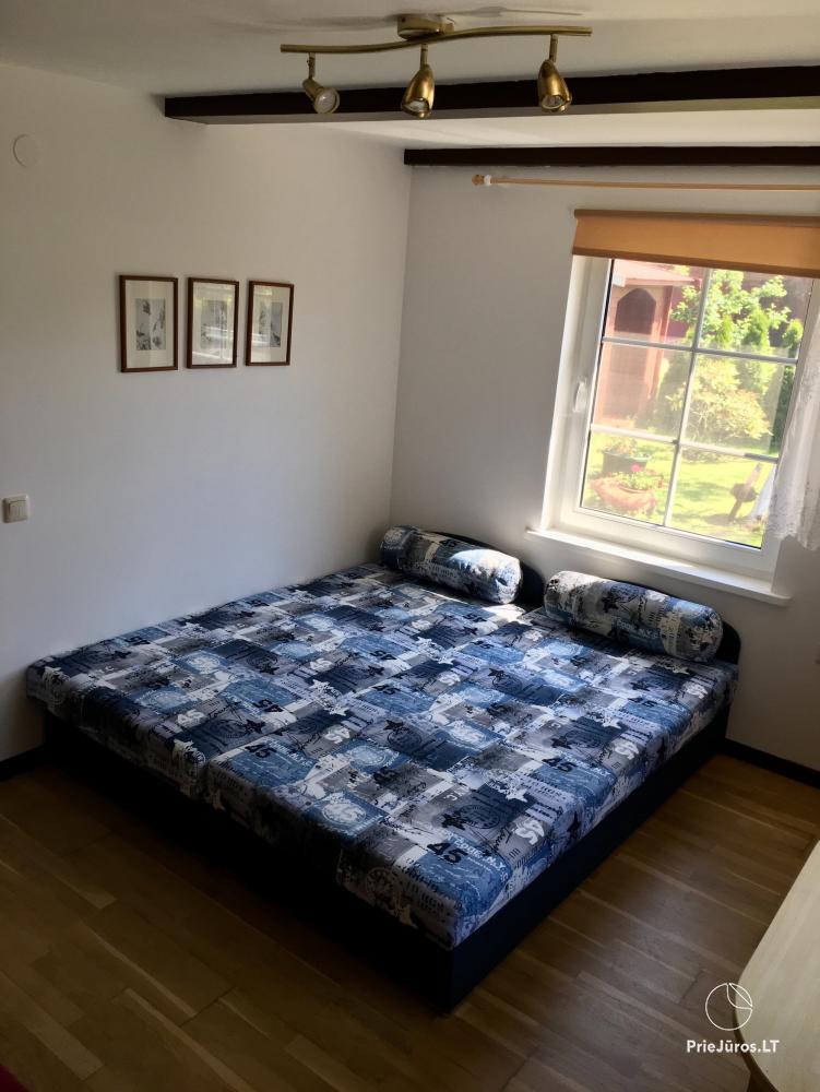 1 and 2 room apartments in Juodkrante (Curonian spit): all amenities, free parking, Wi-Fi, arbor