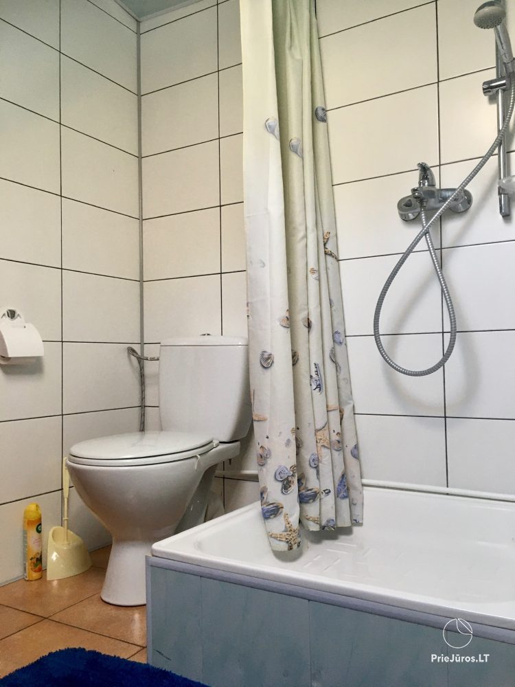 1 and 2 room apartments in Juodkrante (Curonian spit): all amenities, free parking, Wi-Fi, arbor