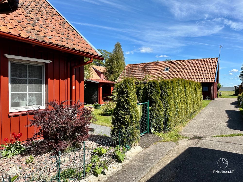 1 and 2 room apartments in Juodkrante (Curonian spit): all amenities, free parking, Wi-Fi, arbor