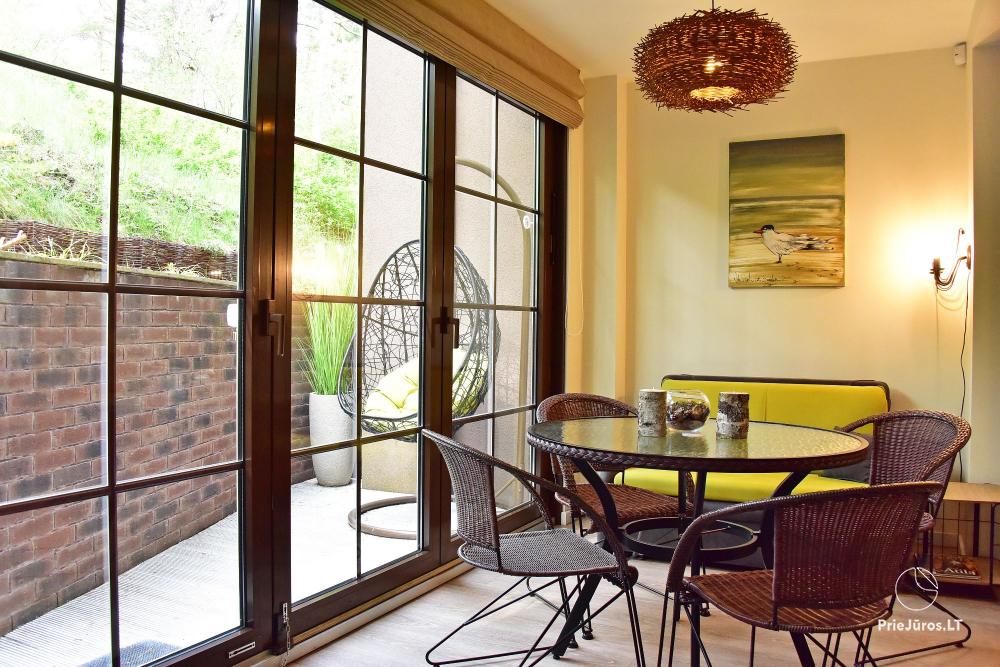 New spacious apartment Nidos Vilnelė with terrace and free parking place in Nida