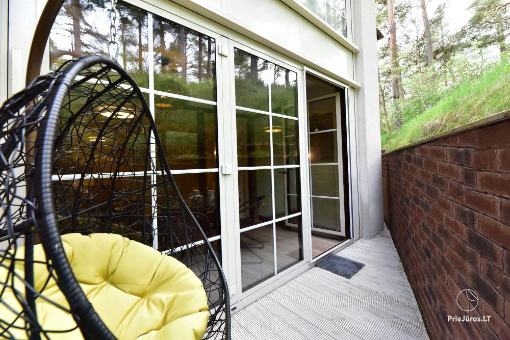 New spacious apartment Nidos Vilnelė with terrace and free parking place in Nida