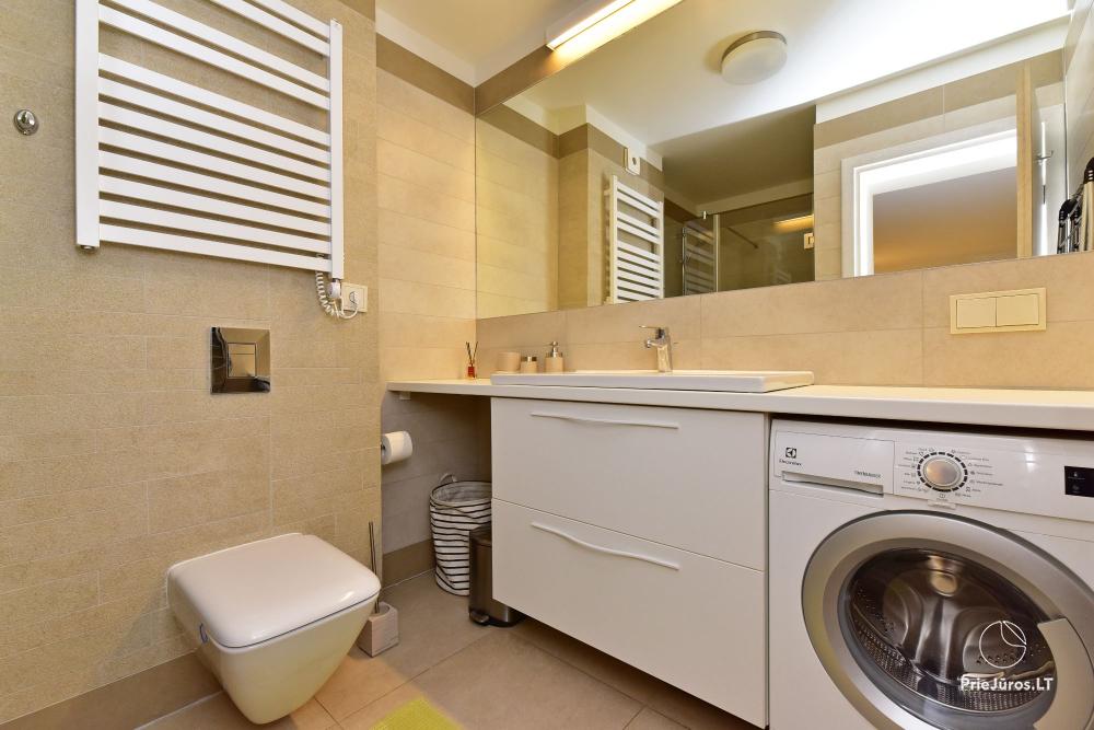 New spacious apartment Nidos Vilnelė with terrace and free parking place in Nida