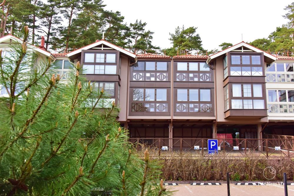 New spacious apartment Nidos Vilnelė with terrace and free parking place in Nida
