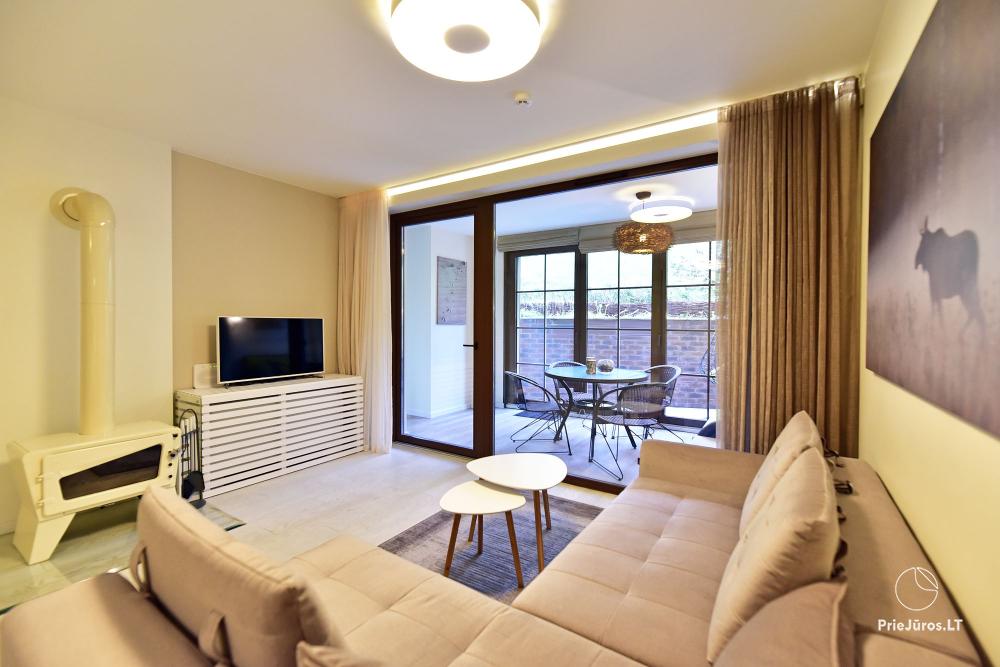 New spacious apartment Nidos Vilnelė with terrace and free parking place in Nida