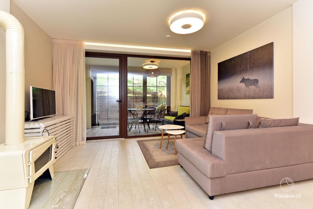 New spacious apartment Nidos Vilnelė with terrace and free parking place in Nida - 1