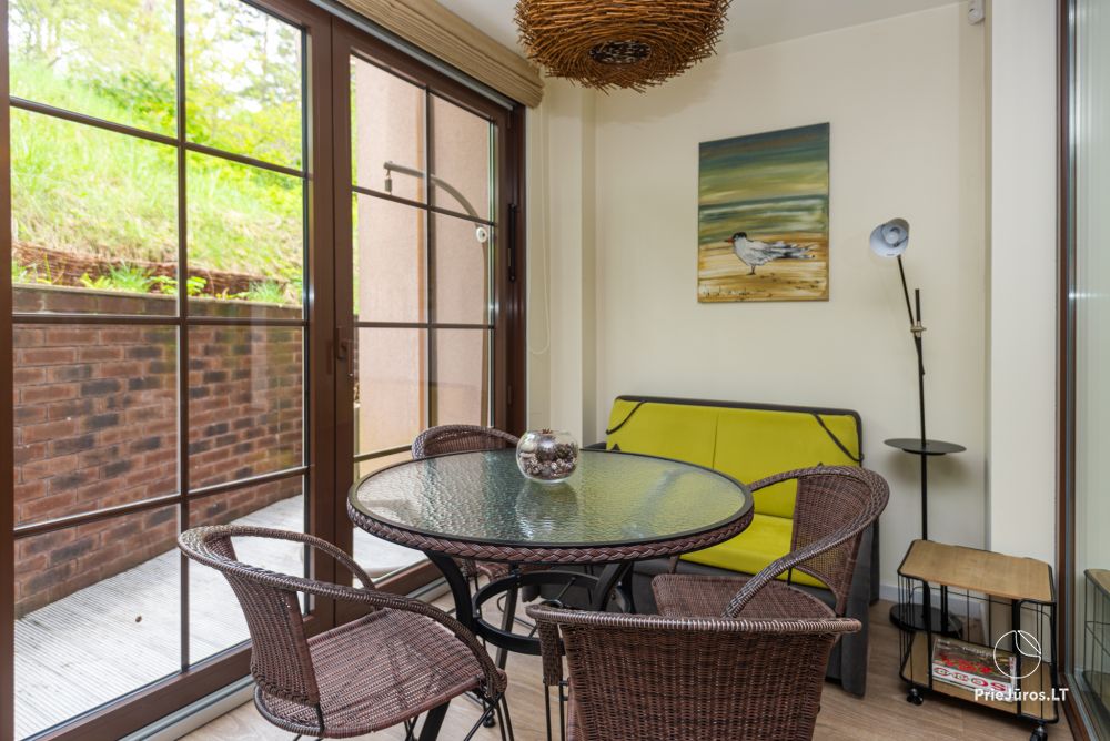 New spacious apartment Nidos Vilnelė with terrace and free parking place in Nida
