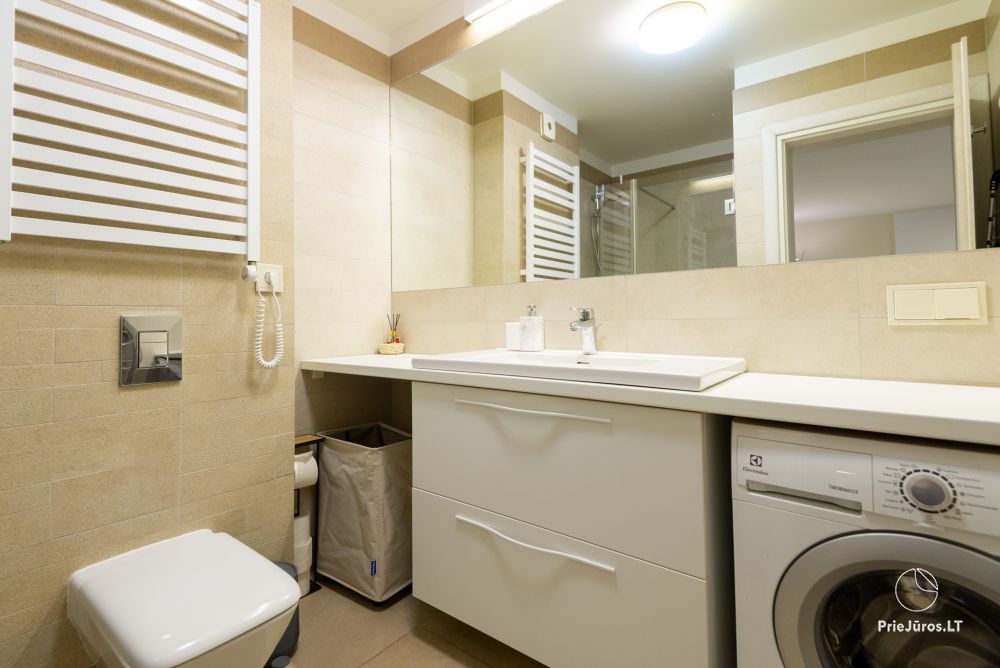 New spacious apartment Nidos Vilnelė with terrace and free parking place in Nida