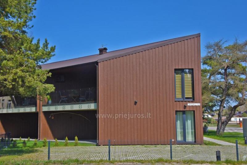 Apartment in Palanga. Seaside pine forest view terrace, 200 m to the beach