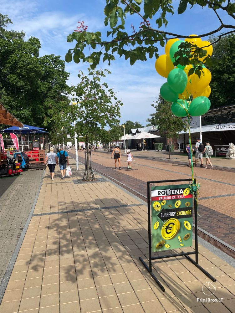 New currency exchange in Palanga Roltena