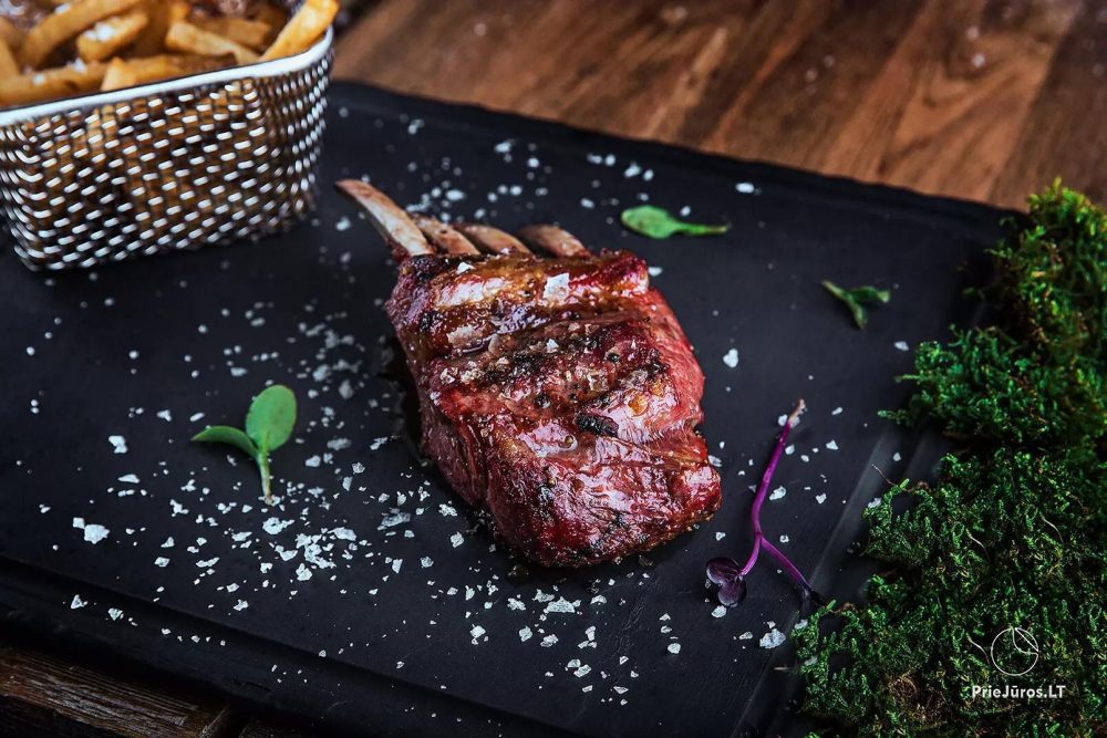 Restaurant in Nida "MEAT SteakHouse", in the hotel "Jelita"