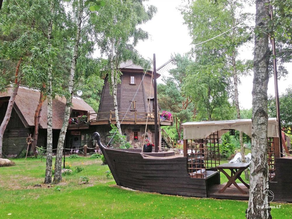 Banquet-hall, Bath-house, Swimming-pool in a Countryside Farmstead "Joldija"