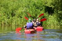 Kayak trips along the river Sventoji. Countryside Farmstead "STONE ISLAND", Klaipeda region