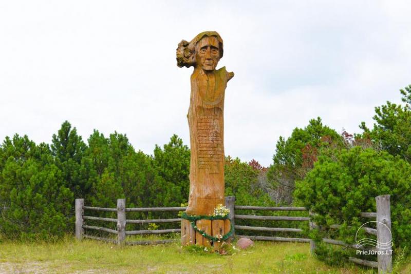 Monument to Liudvikas Reza near Pervalka