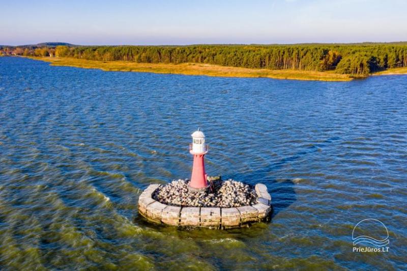Lighthouse of the Zirgai horn in Pervalka (Neringa)