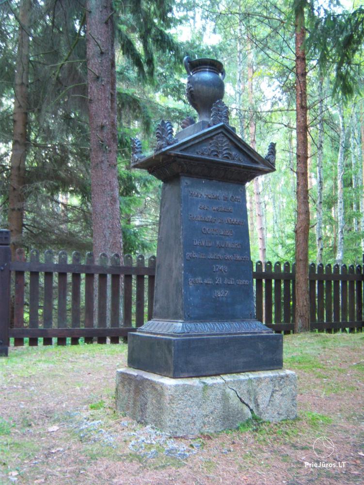 Monument for Gottlieb David Kuvert in Nida, Curonian spit - 1