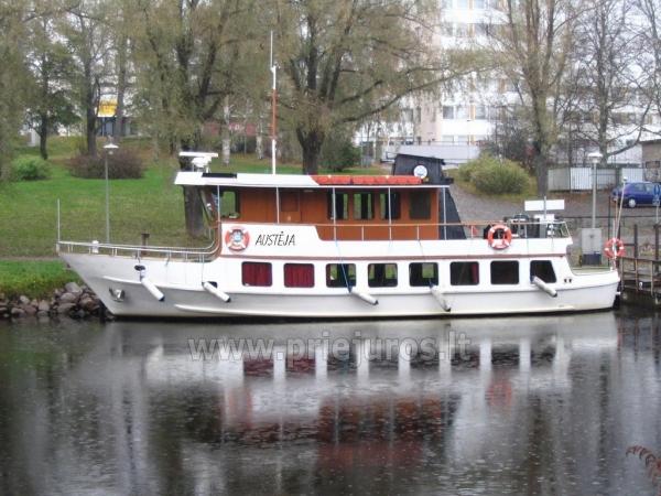 Cruises in Curonian lagoon by the ships Austėja (70 seats) & Aistis (20 seats)